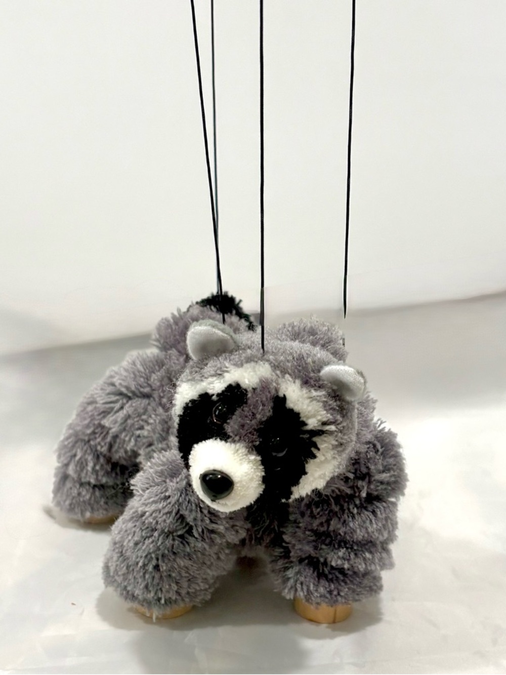 Disney Parks Racoon Marionette Puppet Plush Toy Decoration Epcot Stuffed Animal